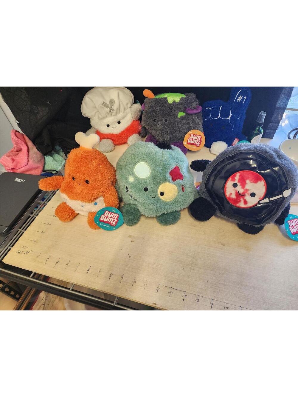 Bum Bumz Plush Toys set of six